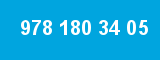978 180 34 05
